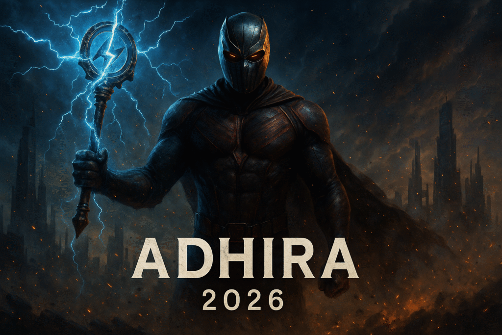 Adhira 2026, Adhira Movie Review, Indian Superhero Movies, Adhira Cast, Adhira Release Date, Upcoming Bollywood Movies 2026, South Indian Cinema, Indian Action Movies, Pan India Films, New Superhero Film India, Adhira Trailer, Adhira Movie Story, Adhira Movie News, Adhira Movie Budget, Adhira Fans, Box Office Predictions Adhira