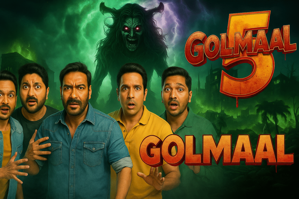 Golmaal 5
Golmaal 5 2026
Golmaal 5 movie
Golmaal 5 review
Golmaal 5 story
Golmaal 5 cast
Golmaal 5 trailer
Golmaal 5 comedy movie
Rohit Shetty Golmaal 5
Ajay Devgn Golmaal 5
Bollywood comedy 2026
Upcoming Bollywood movies 2026
Hindi comedy films