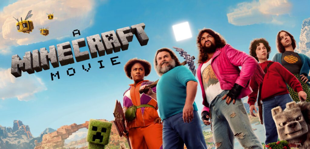The Minecraft Movie 2025, Minecraft live-action film, Jack Black Steve, Jason Momoa Minecraft, Minecraft box office, Warner Bros Minecraft movie