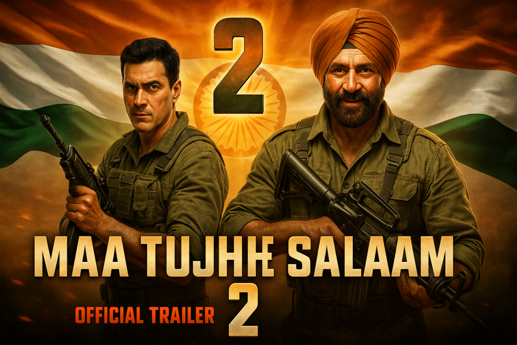 Maa Tujhhe Salaam 2, 2026 Bollywood movies, Sunny Deol action film, patriotic Indian cinema, Maa Tujhhe Salaam sequel, upcoming Bollywood action drama, Maa Tujhhe Salaam 2 release date