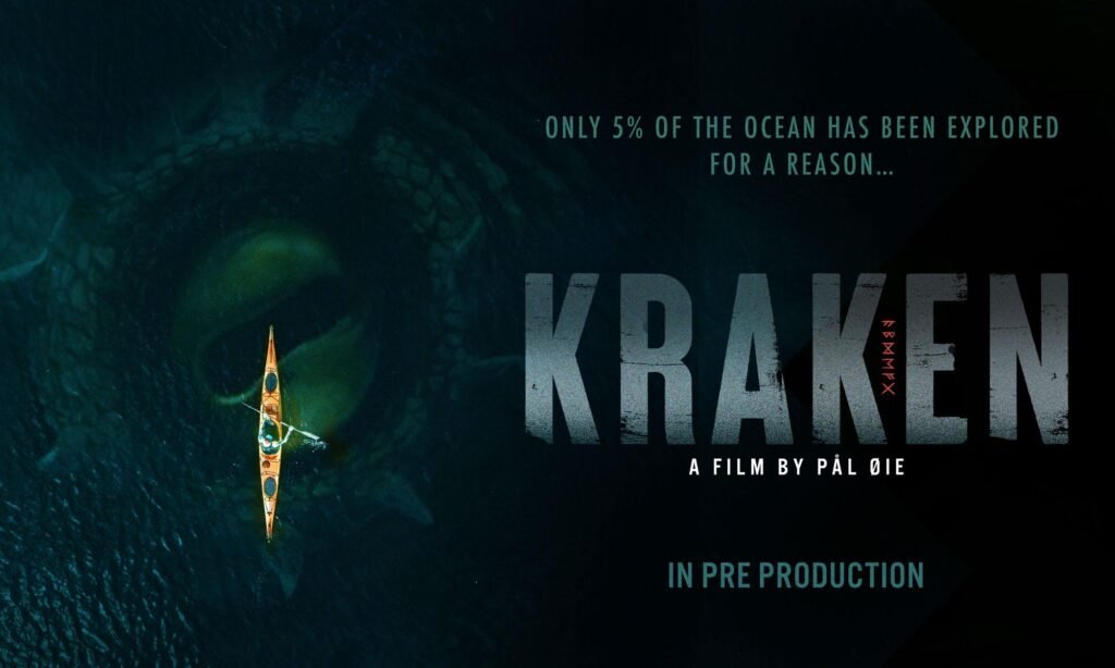 Kraken, Kraken 2026 movie, Pål Øie, Sara Khorami, Norwegian monster movie, creature feature, sea monster thriller, upcoming horror films, deep sea horror, ocean monster film, Kraken trailer, horror sci-fi film, fjord horror, ocean mythology film, upcoming 2026 movies.